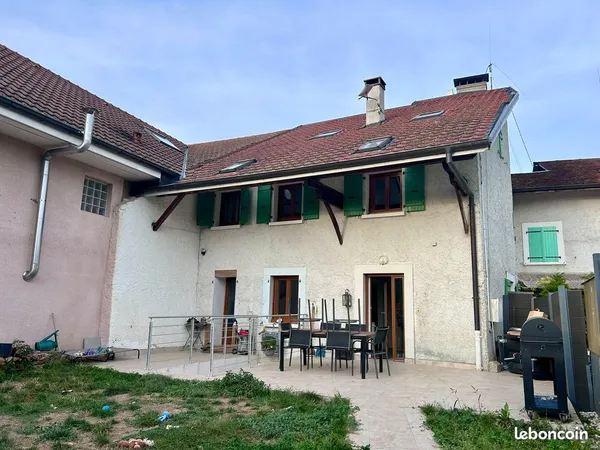 🏡 MAISON DE CARACTÈRE - 116 m² - 4 CHAMBRES - SUITE PARENTALE - JARDIN 210 m² - 3 PARKINGS - SCIEZ-S