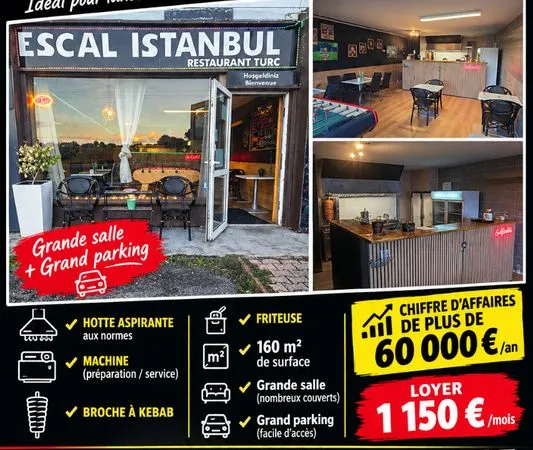 Vend kebab fond commerce