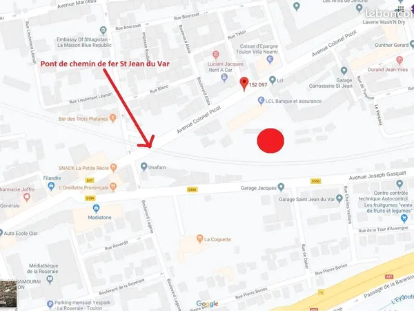 Location place de parking St jean du Var