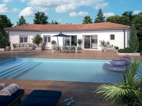 MAISON SUR MESURE DE PLAIN PIED COMPOSEE DE 3...