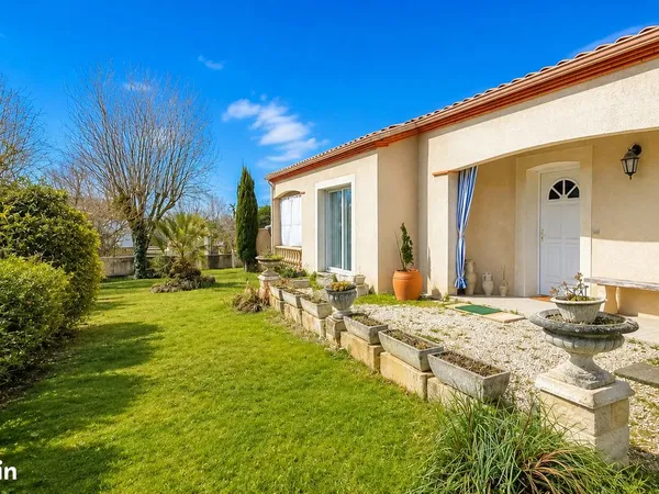 Maison de plain-pied 3 pièces - 78 m² - Terrain de 800 m² - Monflanquin