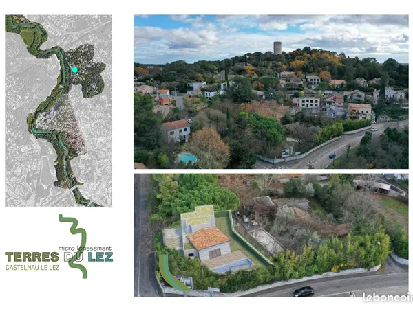 Terrain à bâtir 630 m² viabilisé / Castelnau