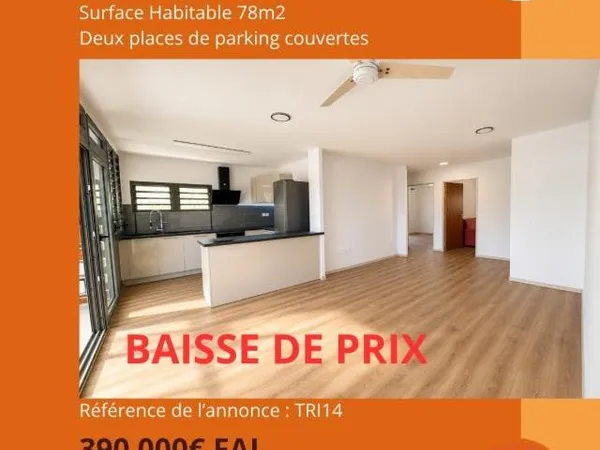 A ACHETER - BAISSE DE PRIX - BEAU T4 A TERRE SAINTE