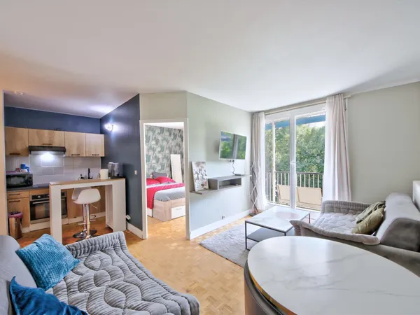 Appartement 2P, 1 Chambres avec Balcon face Forêt