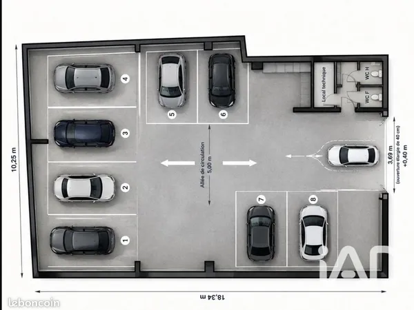 Parking/box 188 m² Toulon