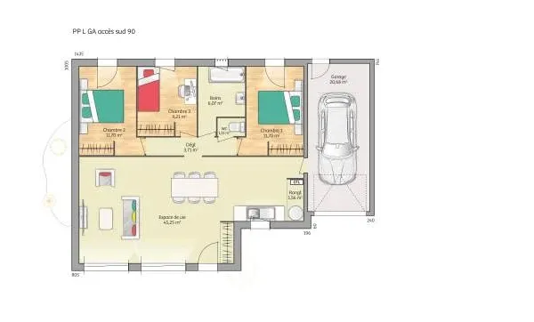 Maison neuve 5 pièces 90 m²