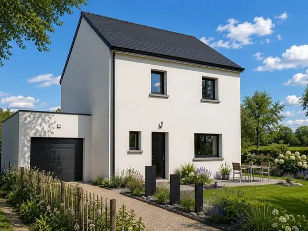 Projet de construction d'une maison 105 m² avec terrain à ARGENTRE-DU-PLESSIS (35)