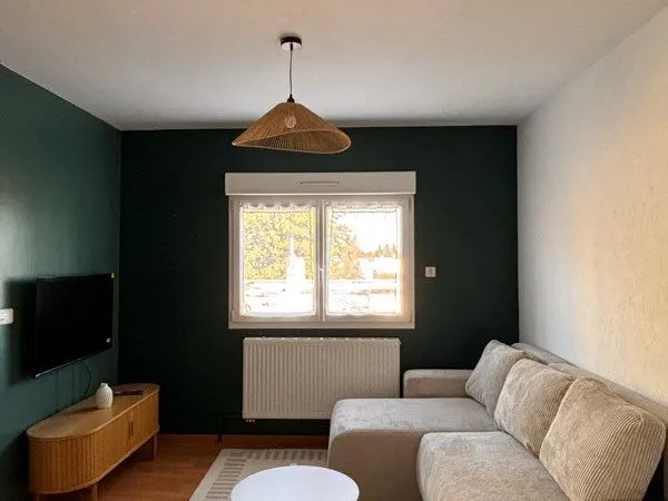 T3 meublé 60m2 - 2 Chambres - Garage - Balcon - Metz