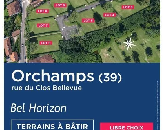 Terrain 938 m² Orchamps