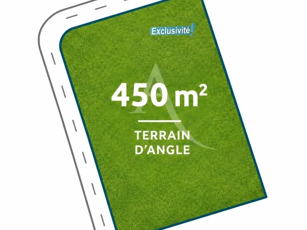 Terrain 450 m²