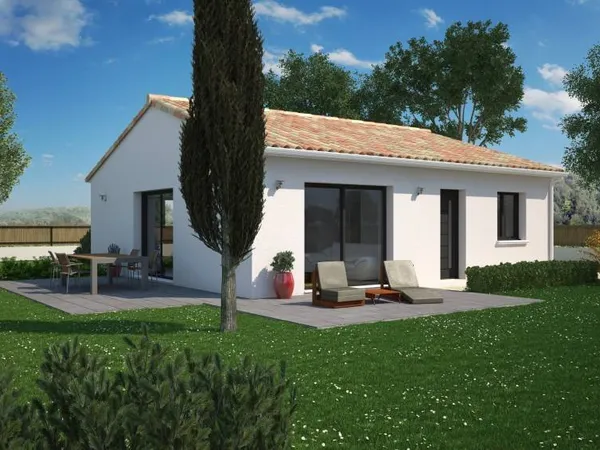 Terrain + maison 80 m²