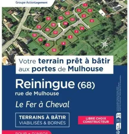 Terrain constructible 401 m²
