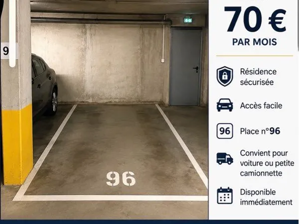 Place de parking à condorcet
