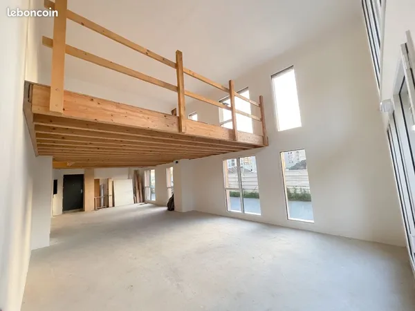 Duplex brut 125,5 m² avec jardin - Bordeaux Brazza