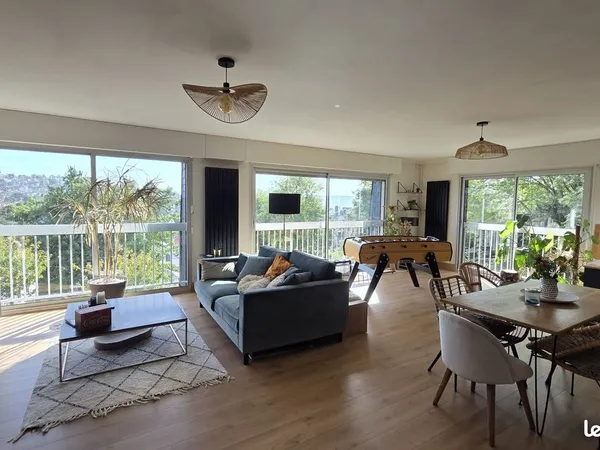 Quartier St-André - T5 de 117m² baigné de lumière avec vue panoramique sur St-André et Rouen