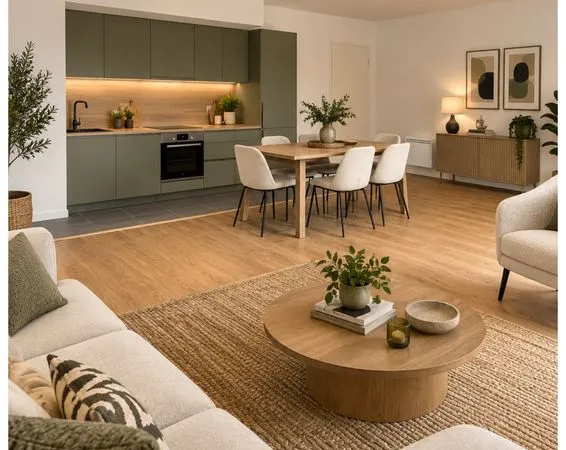 T4 de 80,73 m² - grand salon-séjour & balcon