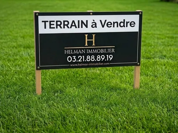 SAINT-MARTIN TATINGHEM : Terrain constructible de 1319 m² dans