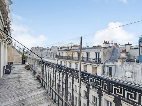 Appartement étage élevé terrasse Paris 5 pièce(s) 102 m2