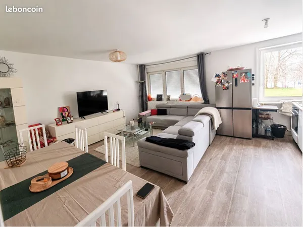 T3 meublé 68 m² - 2 chambres - parking - Villeneuve-d'Ascq Jean-Jaurès - colocation possible