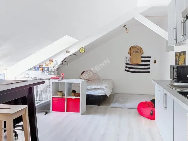 NANTES - ROND-POINT DE RENNES / Studio en duplex avec garage et stationnement