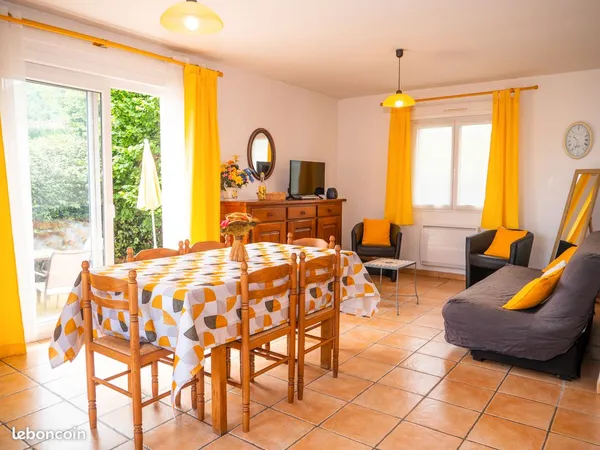 Petite villa de plein pied meublée