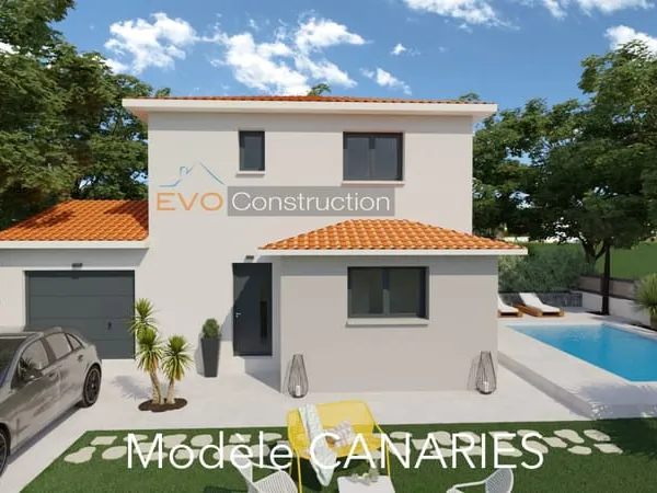 Villa neuve sur Saint Jean Lasseille