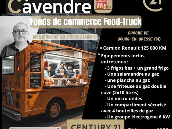 Fond de commerce 1 m² BOURG EN BRESSE