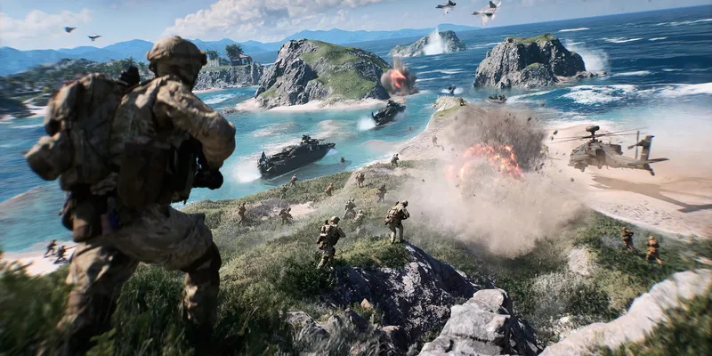 Battlefield 6 : le guide de la carte Récif de Tsuru — île par île, rotations et positions clés