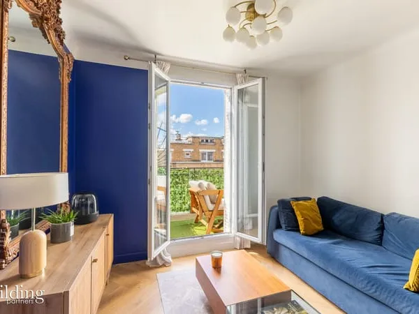 Tribunal de Justice Clichy - Appartement 2 pièces 36 m² avec 5 m² de balcon