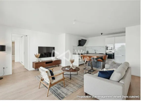 Appartement 3 pièces 69 m²