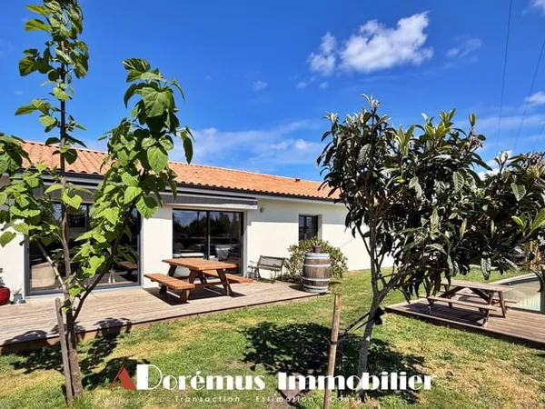 Exclusivité Maison contemporaine de p-pied 141 m2 avec pis