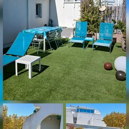 P2 cabine avec terrasse de 45m2