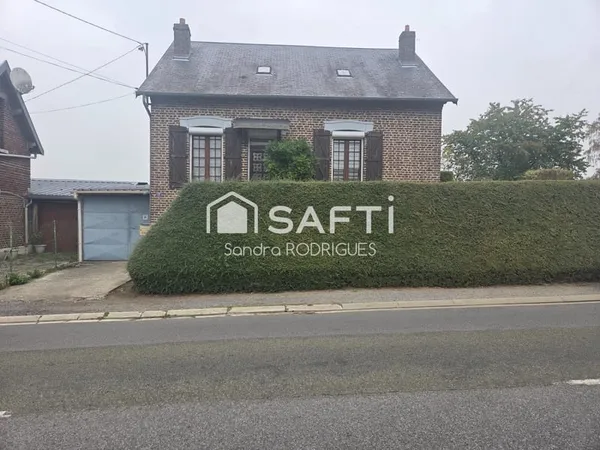 Maison Individuelle à la campagne à rénover avec jardin et à 2 min de la voie rapide Saint- Quentin 