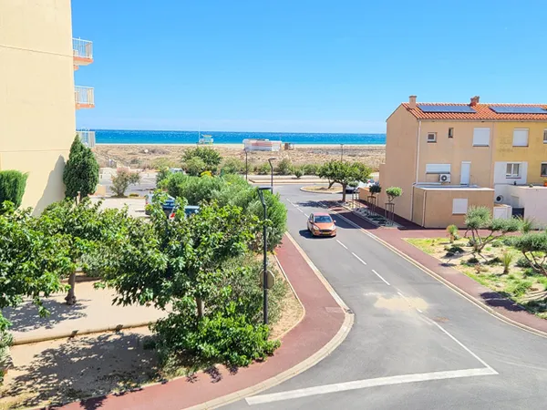 STUDIO CABINE VUE MER - LE PORT - LE BARCARÈS