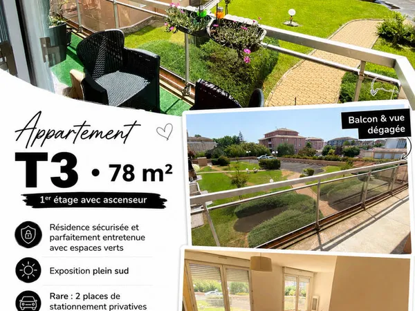 DAX Appartement 4 pièces 77m²