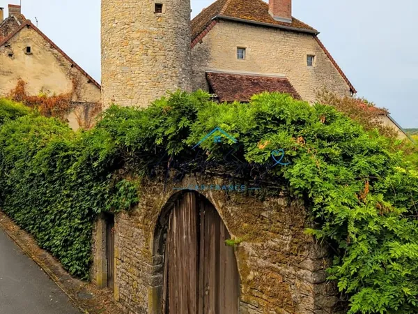 ARLAY - DEMEURE EN PIERRE DU XVIe SIÈCLE, TOUR ET CAVE VOÛTÉE