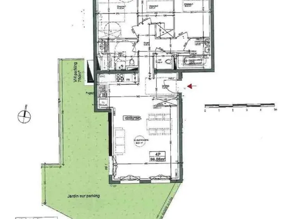 Appartement 4 pièces 86 m²