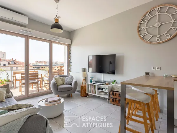Appartement contemporain avec terrasse