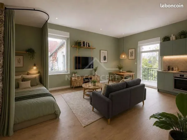 Appartement 1 pièce 31 m²