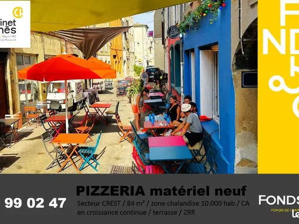 Fonds de commerce pizzeria 87 m²