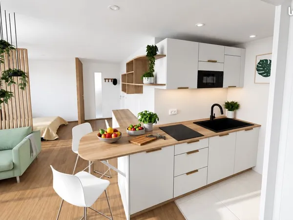 Grand studio Neudorf Etoile 31 m² entièrement rénové - Mobilier neuf - Parking possible