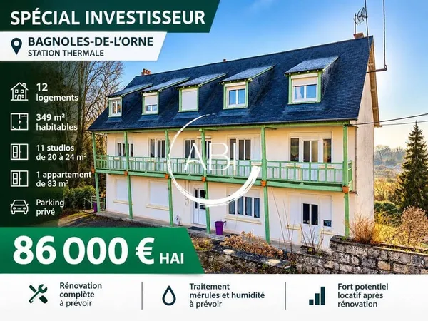 Immeuble de rapport 349 m²