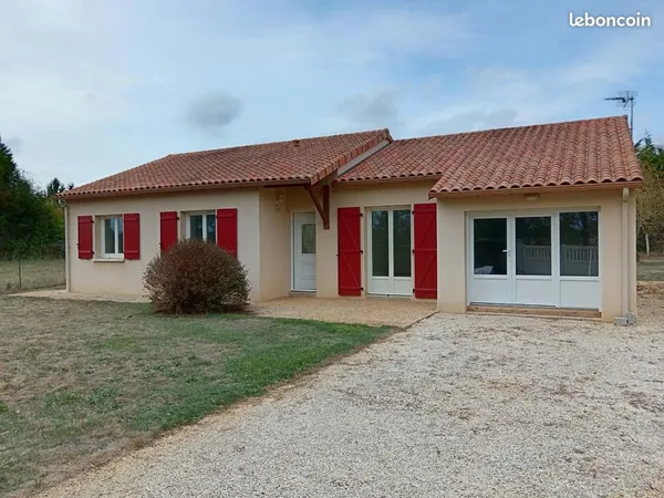 Pavillon 3 chambres+1 grand bureau