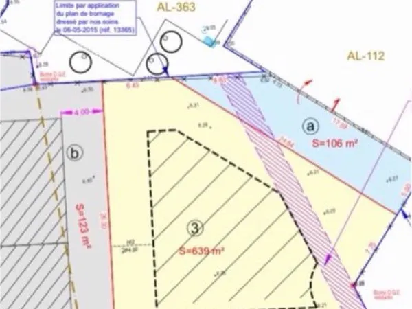 BAISSE DE PRIX Terrain constructible Alénya (66) 639 m² 210 000