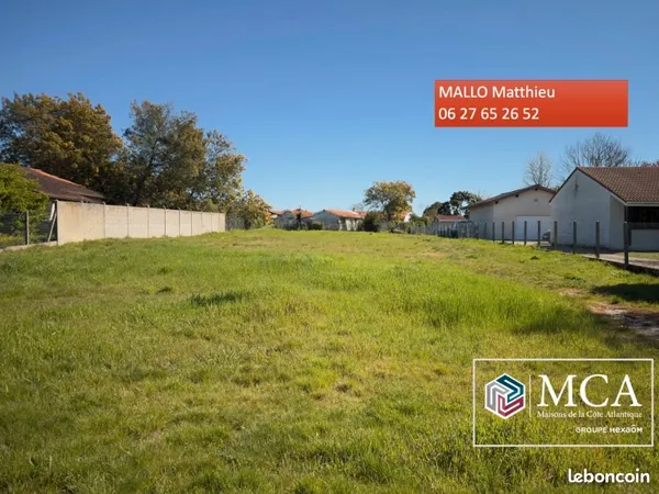 Terrain 600 m² Vayres