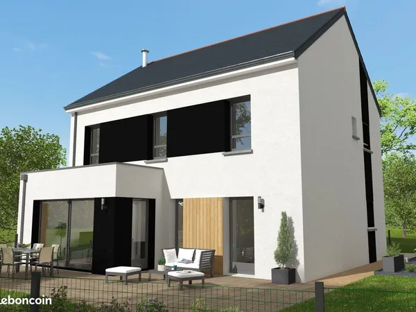 Projet de construction d'une maison 132 m² avec terrain à SAINT-AUBIN-D'AUBIGNE (35)