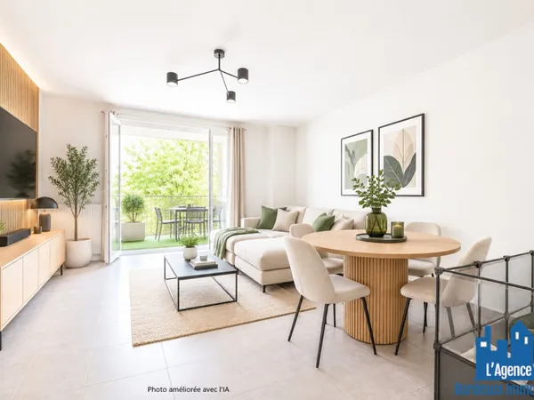 EXCLUSIVITÉ !!! VILLENAVE D'ORNON - APPARTEMENT TYPE 3 DE 63 M² AVEC TERRASSE ET DEUX PLACES DE PARK