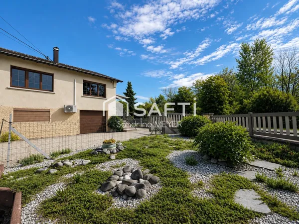 Maison 5 pièces 113 m², grand jardin, garage 48 m²