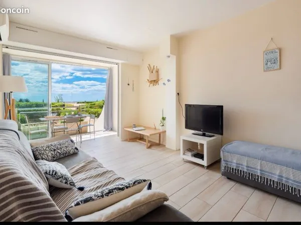 Palavas Apt 3p 1ère ligne location Octobre à mai juin