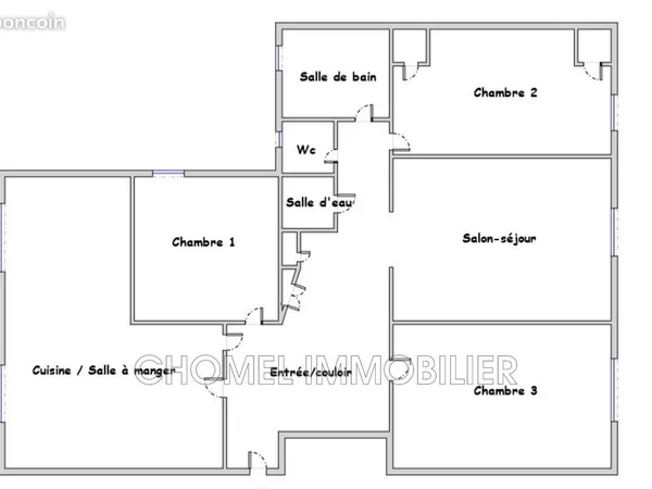 Appartement 5 pièces 109 m²